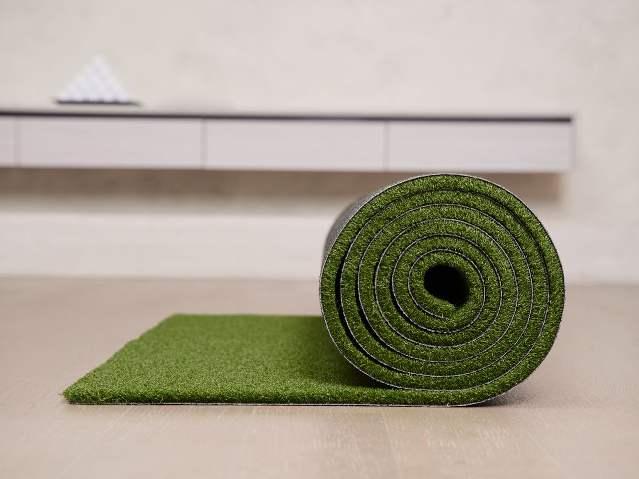Installation de gazon synthétique